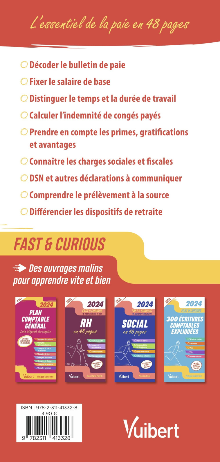 Fast & Curious Paie 2024 - Jean-Marie Peretti - VUIBERT