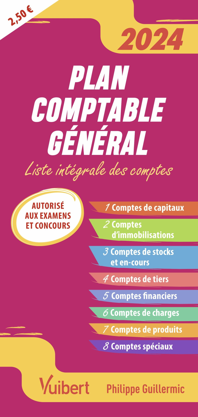 Plan comptable général 2024-2025 - Philippe Guillermic - VUIBERT