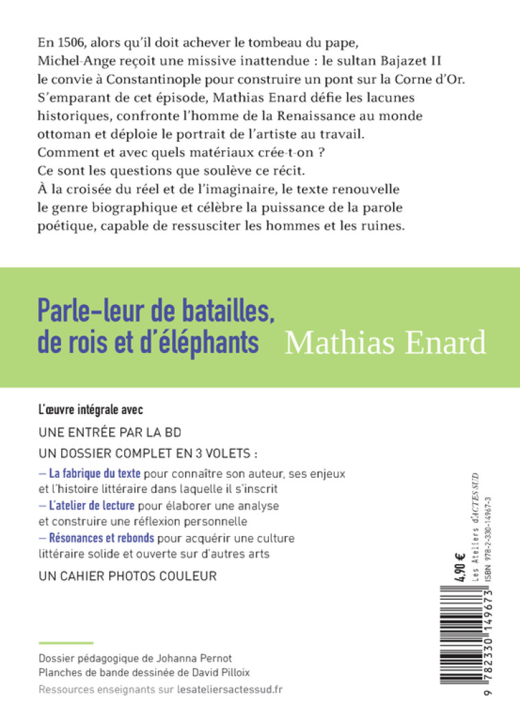 Parle-leur de batailles, de rois et d'éléphants - Mathias Énard - ACTES SUD