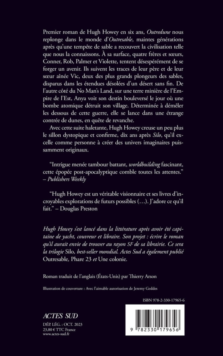 Outredune - Hugh Howey - ACTES SUD