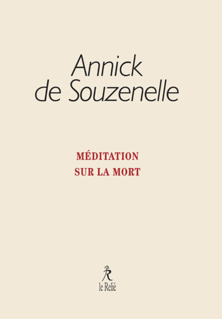 Méditation sur la mort - Annick de Souzenelle - RELIE