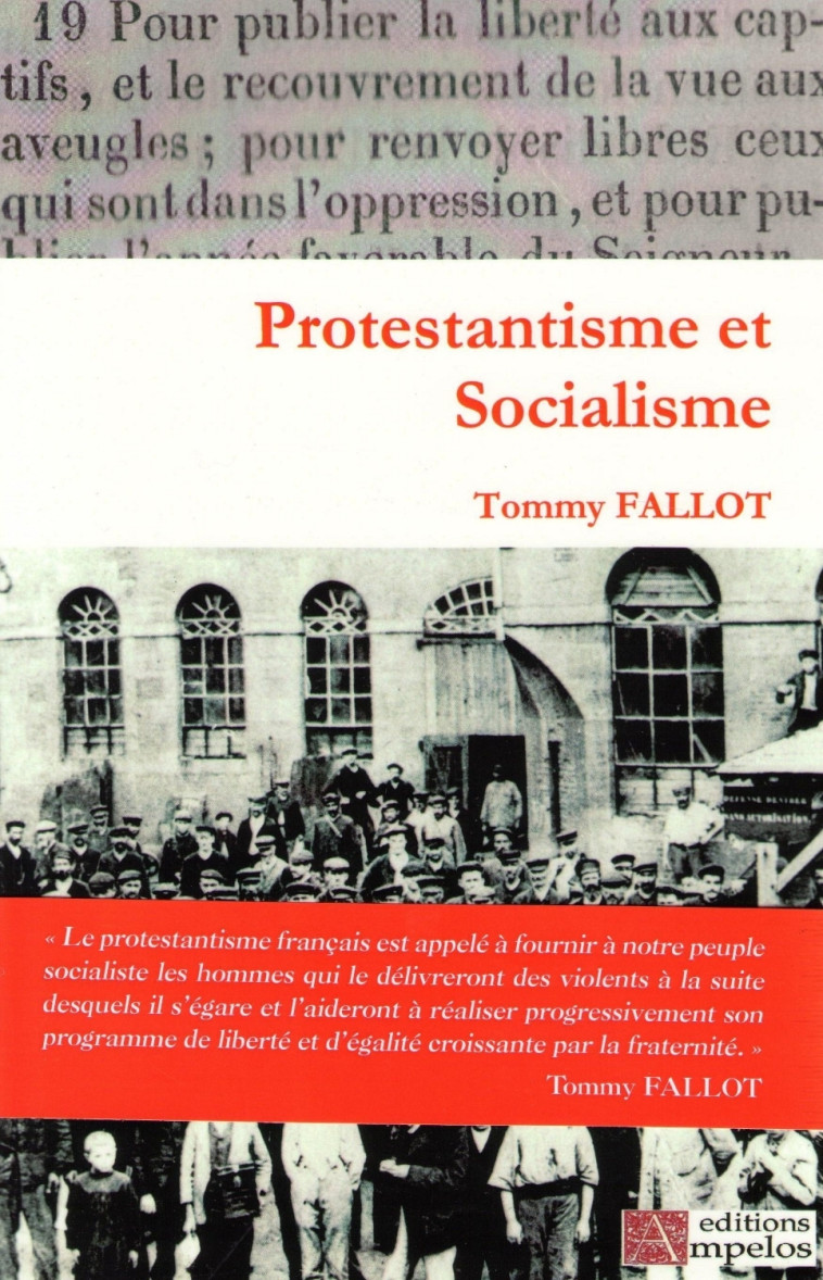 PROTESTANTISME ET SOCIALISME - Tommy Fallot - AMPELOS