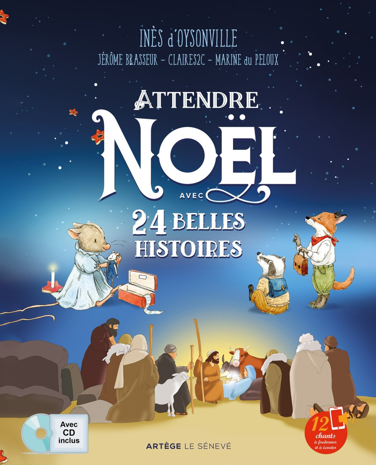 Attendre Noël avec 24 belles histoires - Marine du Peloux - SENEVE