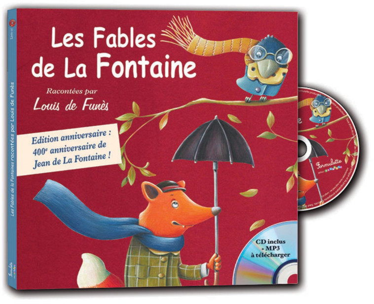 LES FABLES DE LA FONTAINE RACONTEES PAR LOUIS DE FUNES -  DE LA FONTAINE JEAN - FORMULETTE