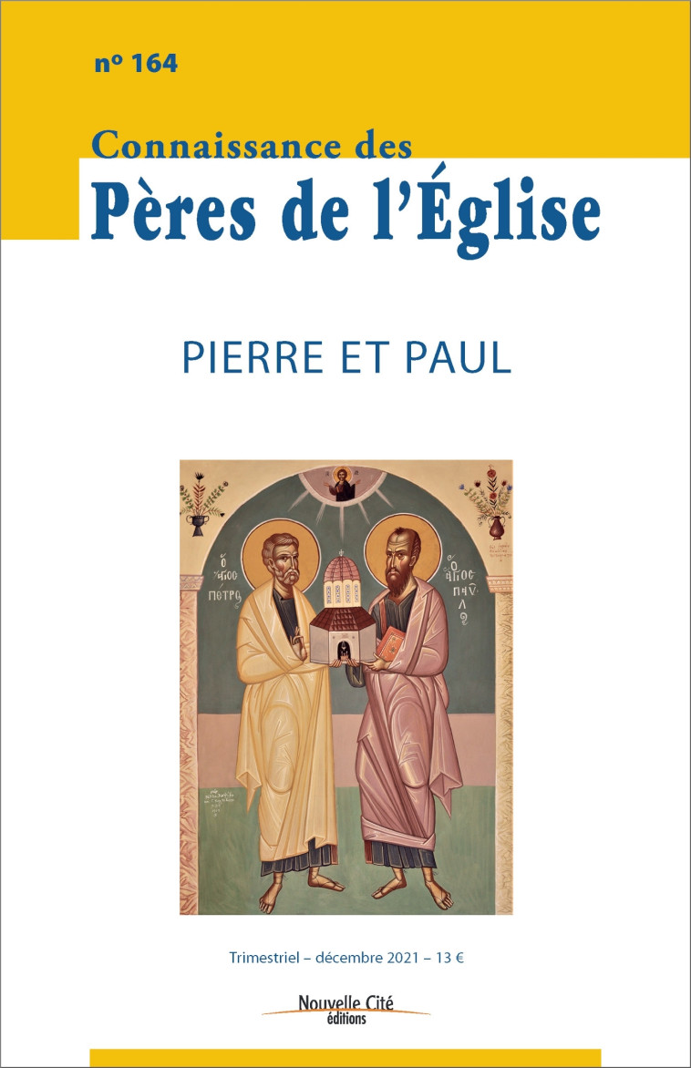 Connaissance des Pères de l'Église n°164 -   - NOUVELLE CITE