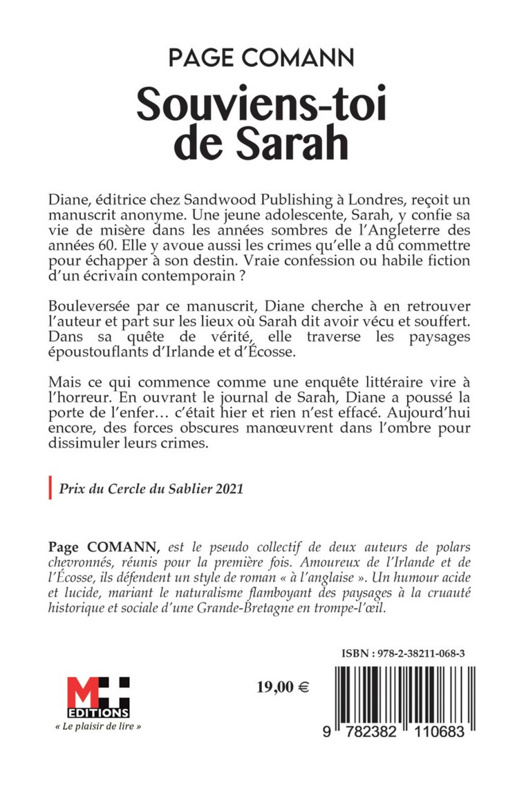 Souviens-toi de Sarah - Page Comann - M PLUS