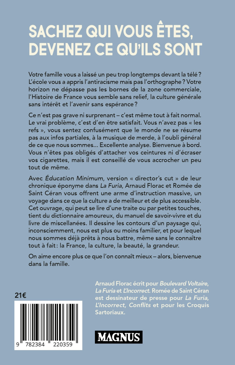 Éducation minimum - Romée Saint Céran - MAGNUS