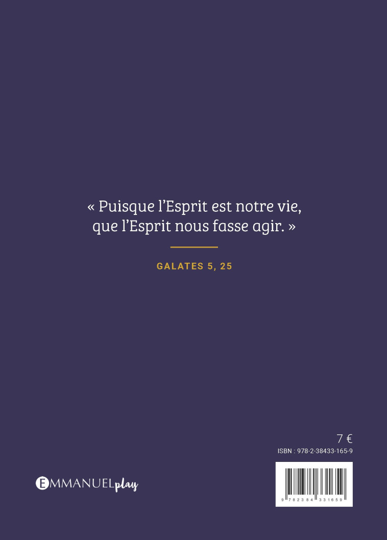 SE PREPARER A VIVRE L EFFUSION DE L ESPRIT : PARCOURS -   - EMMANUEL