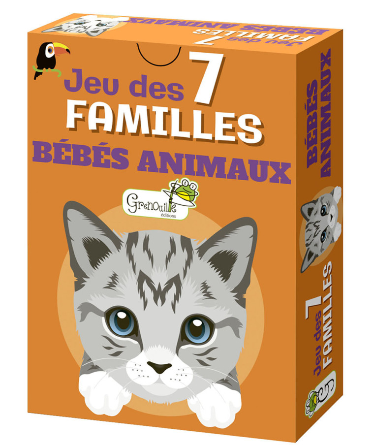 7 familles bébés animaux -  E. ISSELEE - GRENOUILLE