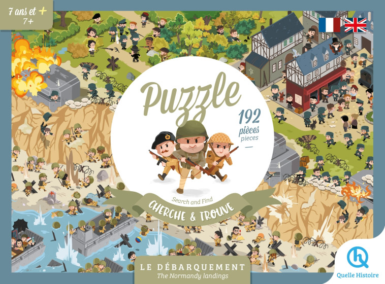 Puzzle Cherche et Trouve - Le Débarquement (2nde Ed) - XXX - QUELLE HISTOIRE