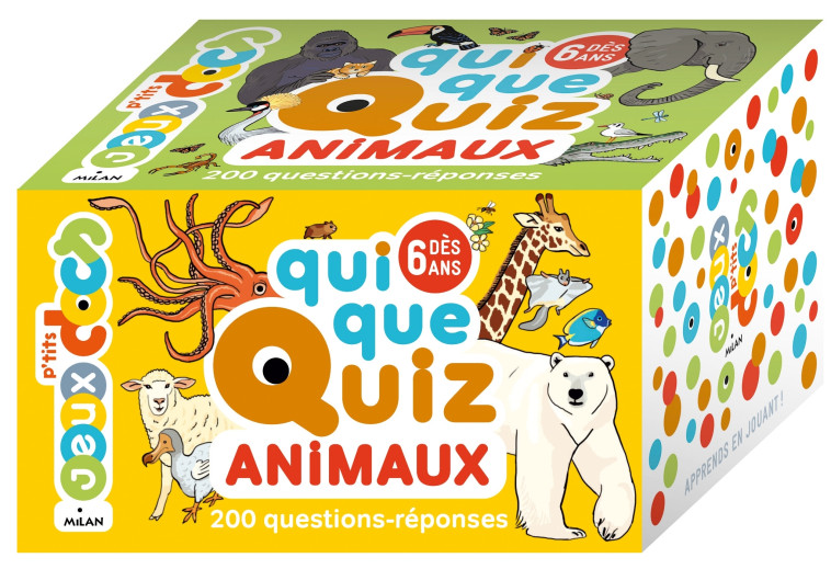 Quiquequiz Animaux - Pascal Prévot - MILAN