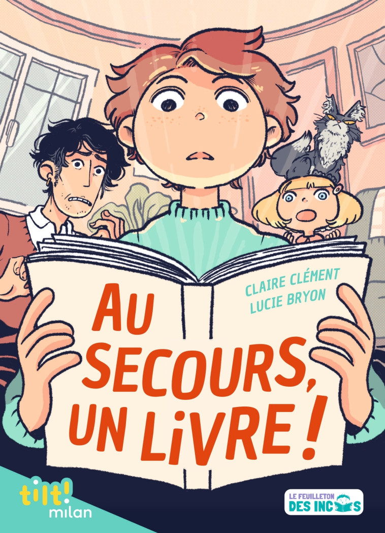 Au secours, un livre ! - Claire Clément - MILAN