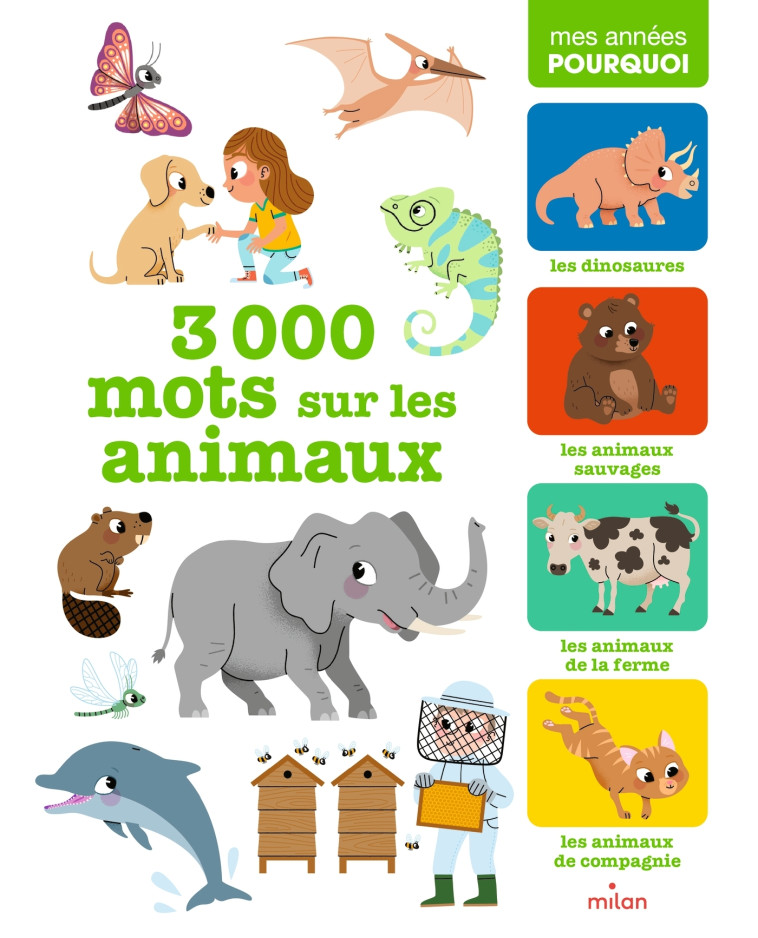 3 000 mots sur les animaux -   - MILAN