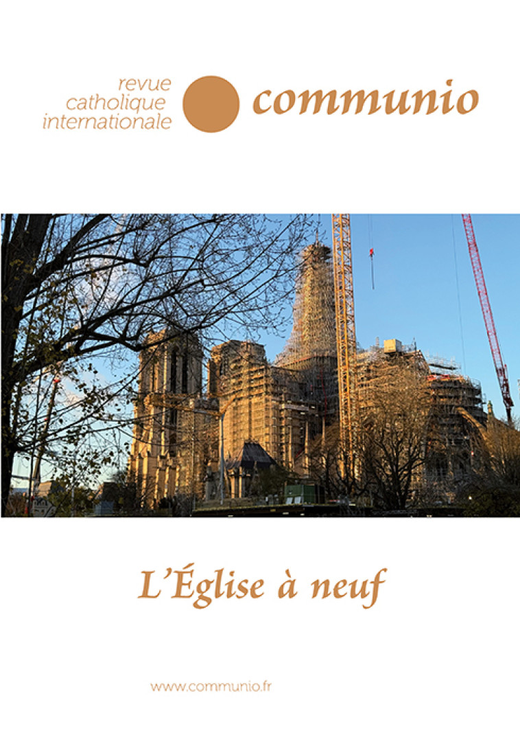 l'Eglise à neuf - Christophe Bourgeois - COMMUNIO