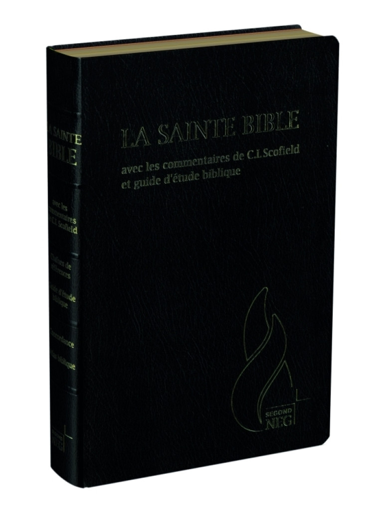 Bible d'étude Segond NEG Scofield, noire -  Collectif - BIBLIQUE GENEVE