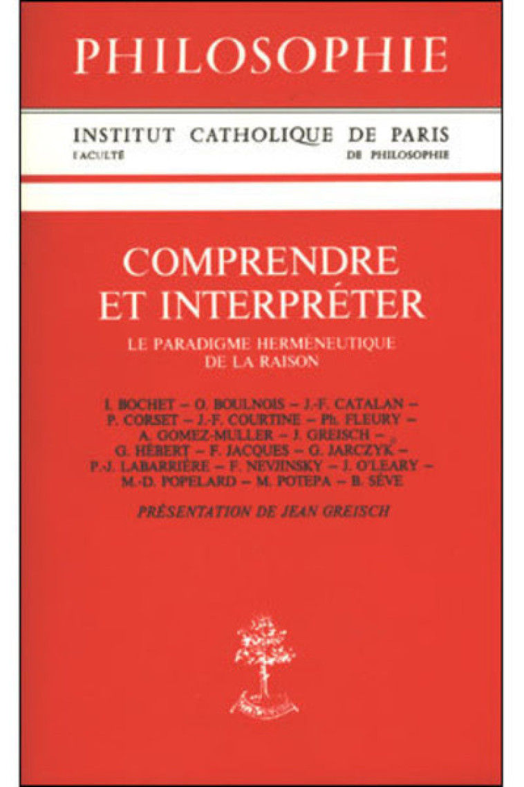 COMPRENDRE ET INTERPRETER - Isabelle Bochet - BEAUCHESNE