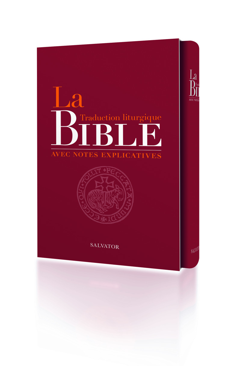 La Bible traduction liturgique avec notes explicatives - couverture en cuir -  AELF - SALVATOR