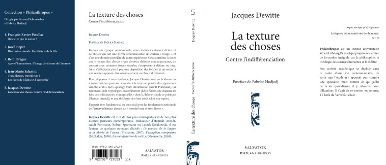 La texture des choses - Jacques Dewitte - SALVATOR