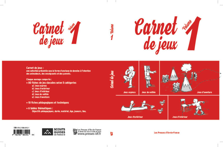 Carnet de jeux - volume 1 -  Collectif - PRESSES IDF