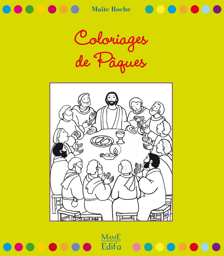 Coloriages de Pâques - Maïte Roche - MAME