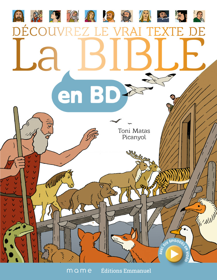 La Bible en BD - GF relié -  PICANYOL - MAME