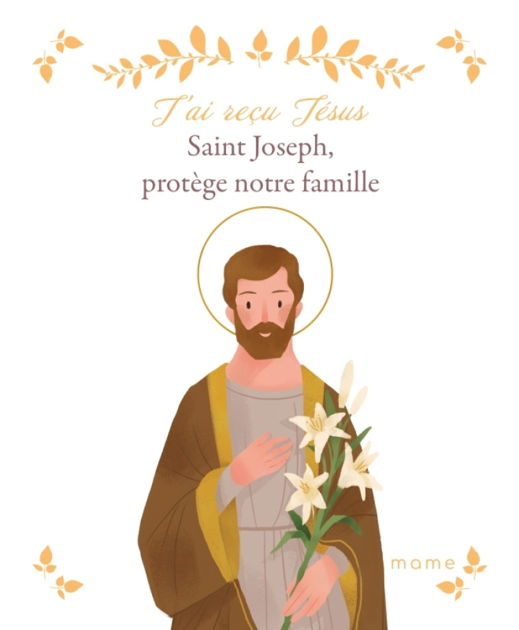 Saint Joseph, protège notre famille - Sabine du Mesnil - MAME