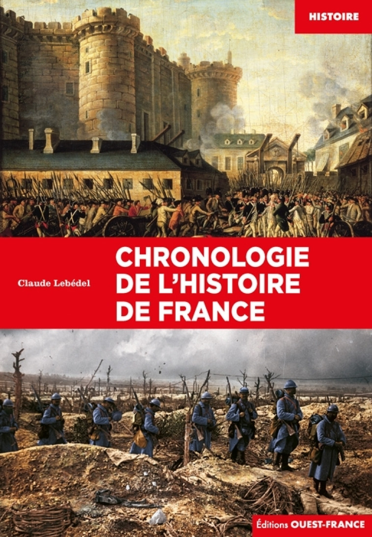 Chronologie de l'histoire de France - Claude Lebédel - OUEST FRANCE