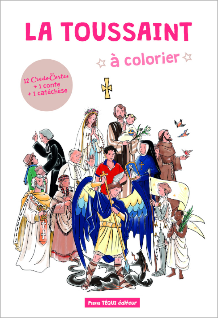 La Toussaint à colorier - Anne-Charlotte Larroque - TEQUI