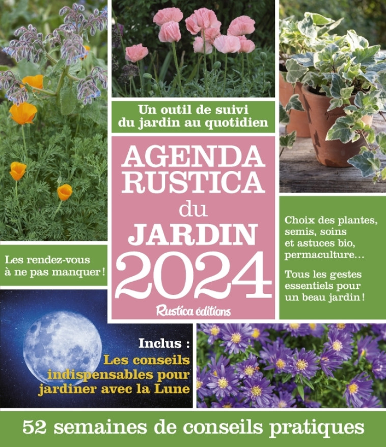 Agenda Rustica du jardin 2024 - Robert Elger - RUSTICA