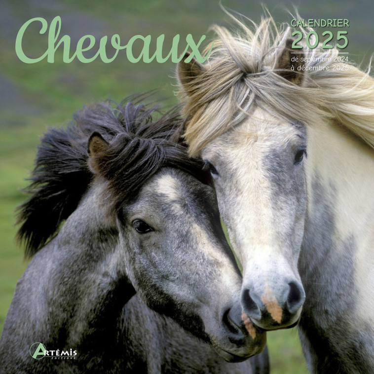 Calendrier Chevaux 2025 -  Collectif - ARTEMIS