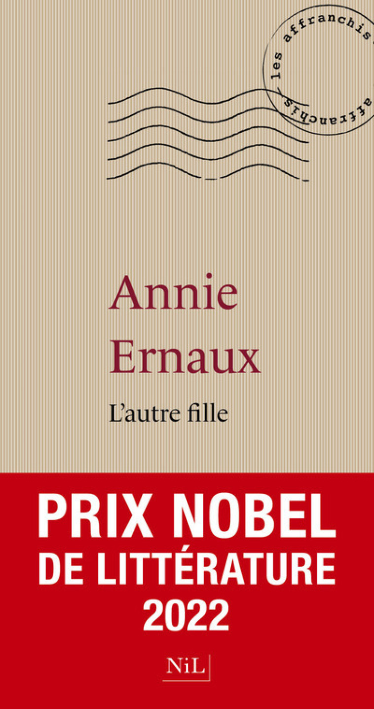 L'Autre Fille - Annie Ernaux - NIL