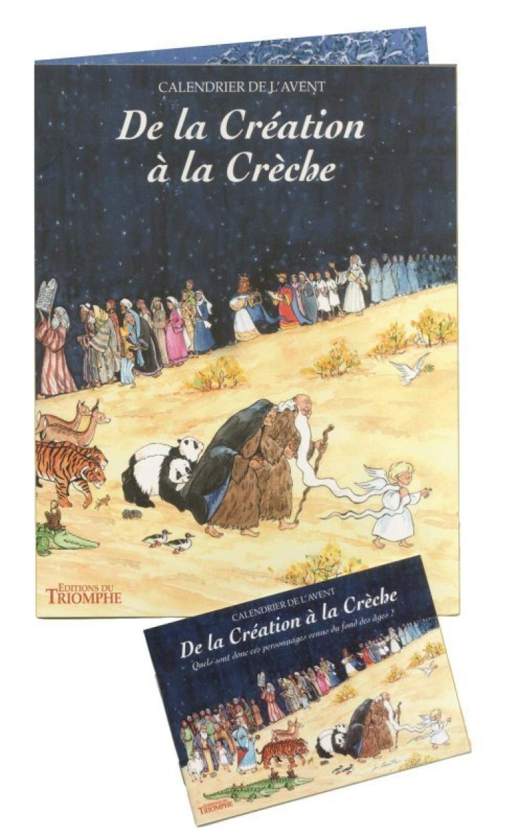 Calendrier de l'Avent - De la Création à la Crèche -  Soeur Béate - TRIOMPHE