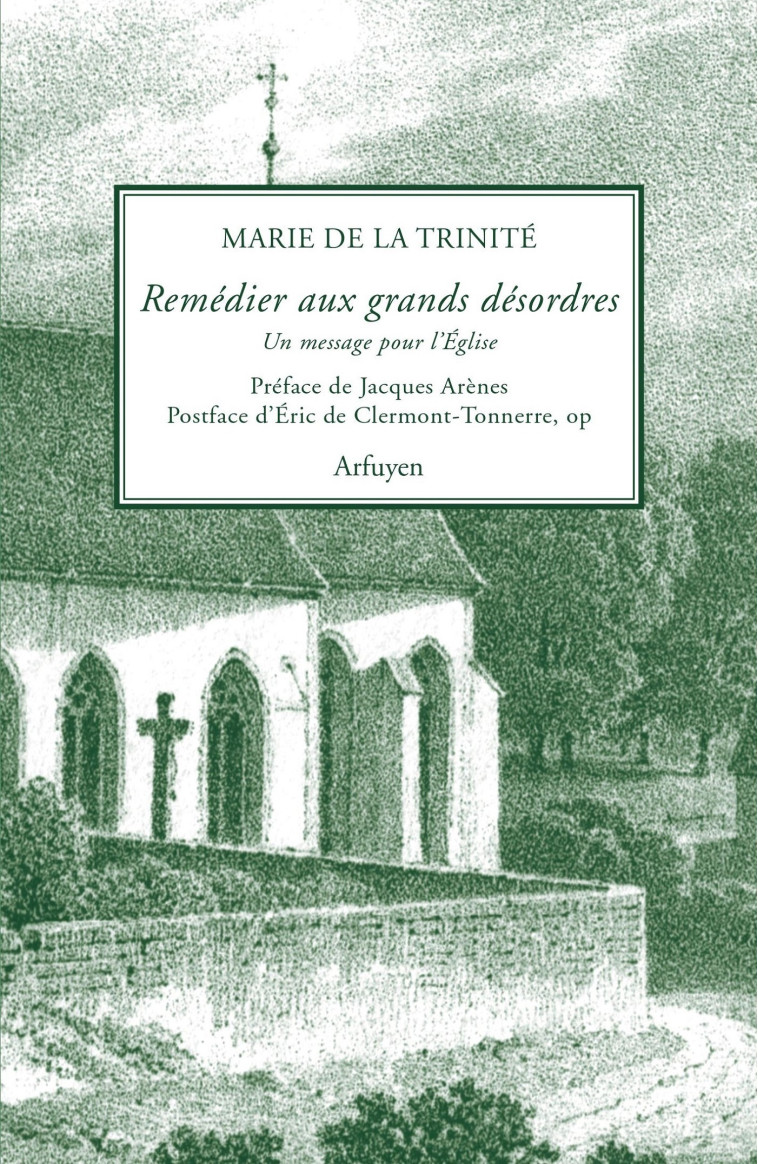 Remédier aux grands désordres -  MARIE DE LA TRINITÉ - ARFUYEN