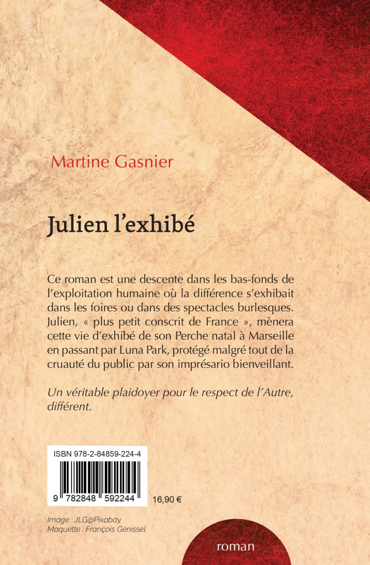 Julien l'exhibé - Martine Gasnier - ZINEDI PUBLEDIT