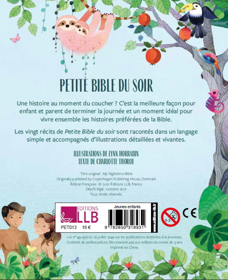 Petite Bible du soir - Charlotte Thoroe - LECTURE BIBLE F