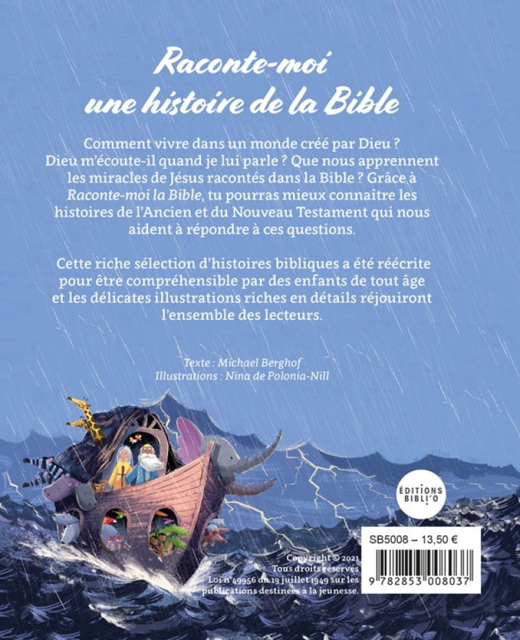 Raconte-moi une histoire de la Bible -  Collectif - BIBLI O