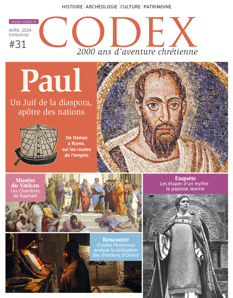 Codex#31 Les voyages de Paul -  Reynier chantal - CLD