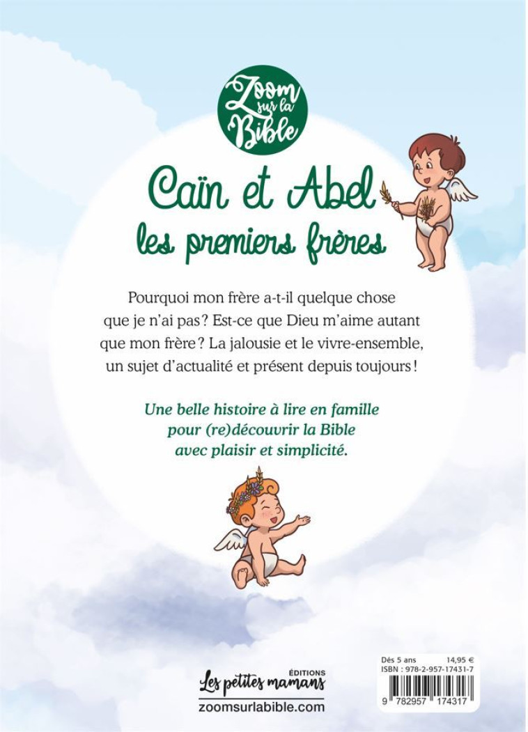 Caïn et Abel, les premiers frères - Céline Gauthier - PETITES MAMANS