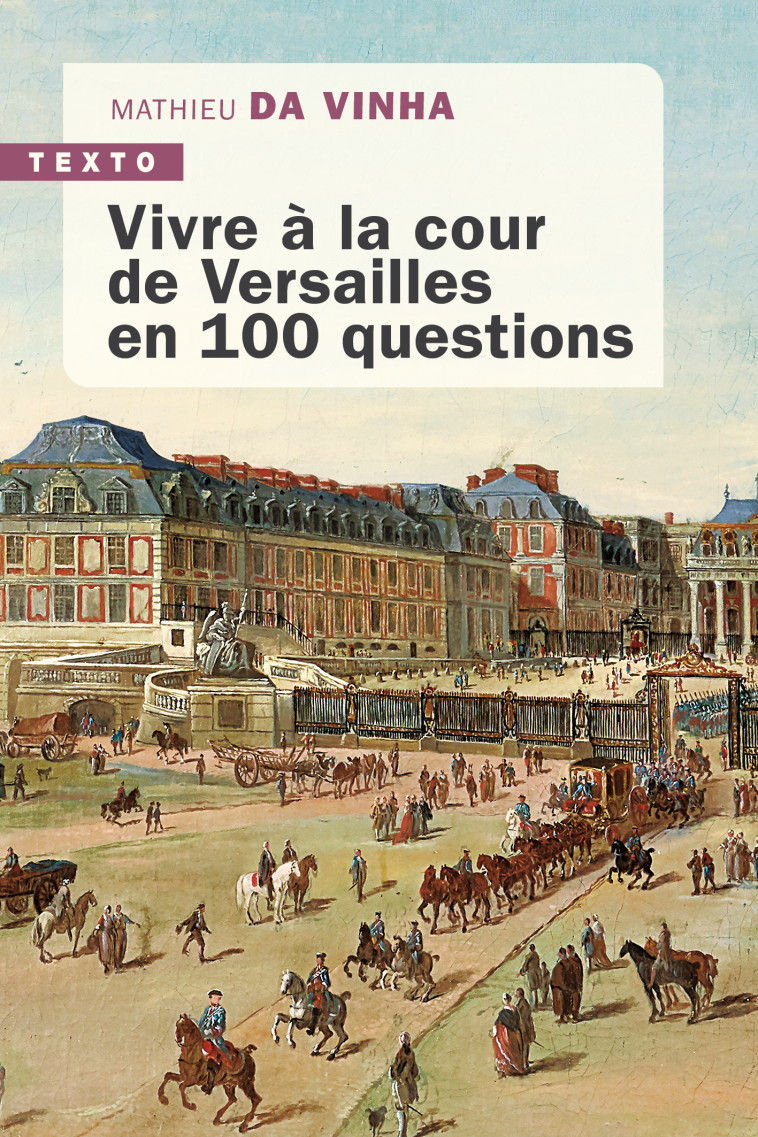 Vivre à la cour de Versailles en 100 questions - Mathieu Da Vinha - TALLANDIER