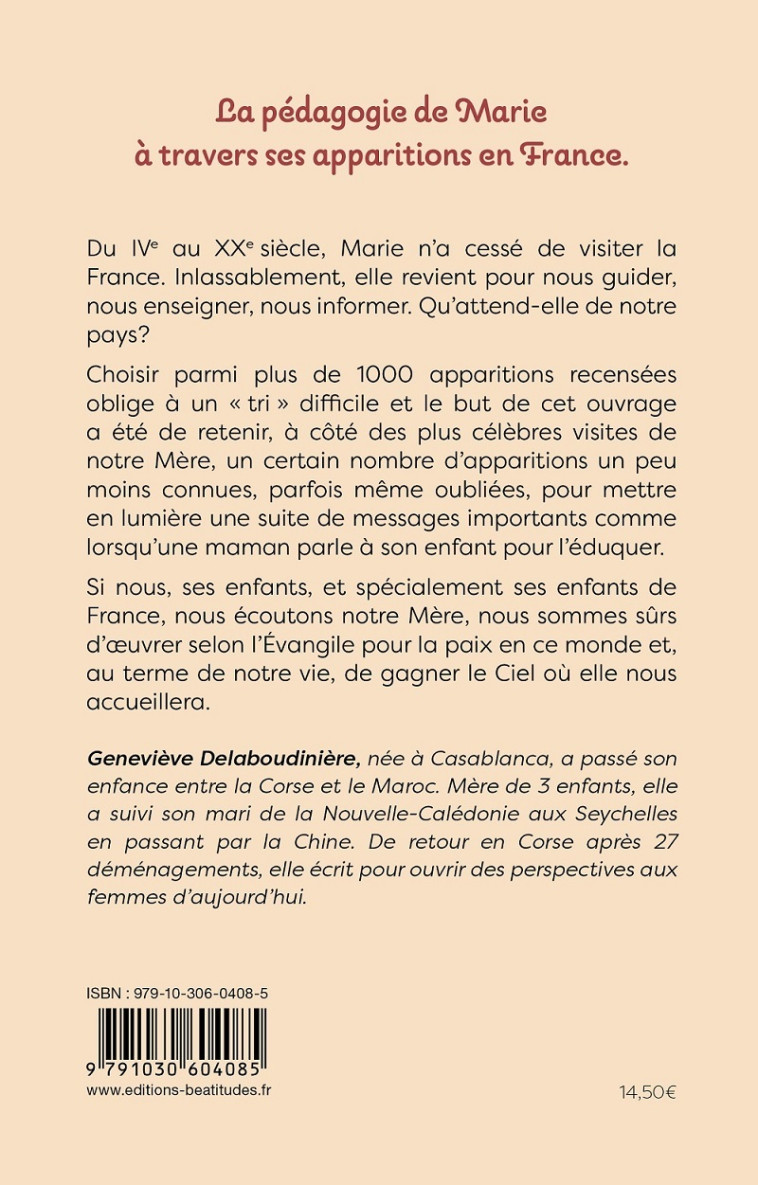 Et si on écoutait Marie ? - Geneviève Delaboudinière - BEATITUDES