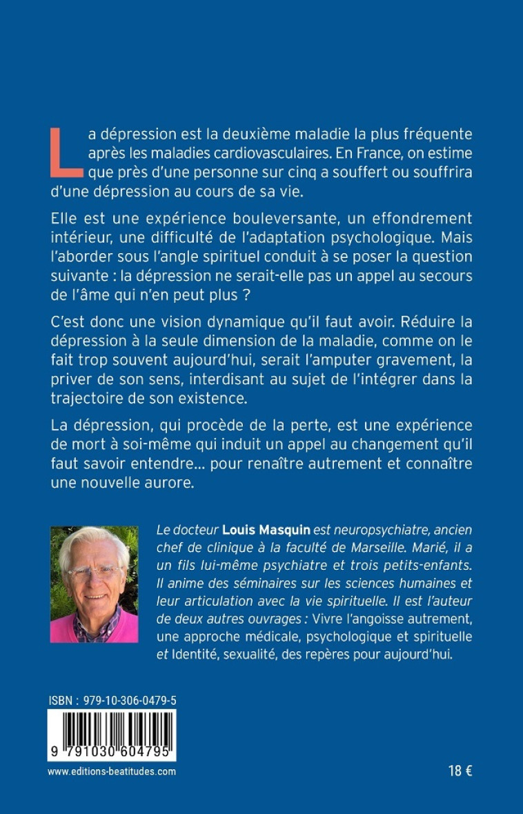 La dépression - vers une nouvelle aurore ? - LOUIS MASQUIN - BEATITUDES