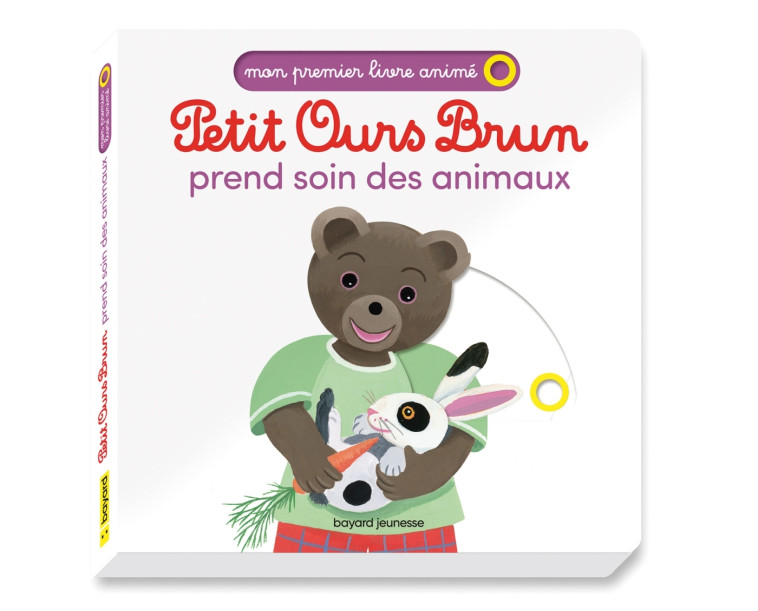 Petit Ours Brun prend soin des animaux - Mon premier livre animé - Laura Bour - BAYARD JEUNESSE