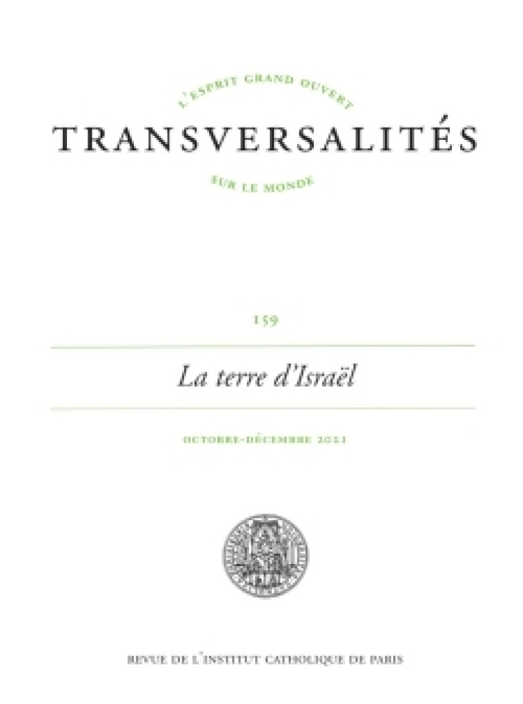 TRANSVERSALITES N°159 - XXX - SER