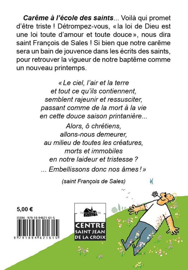 Carême pour les cancres à l'école des saints 2024 - Max Huot de Longchamp - PAROISSE FAMILL