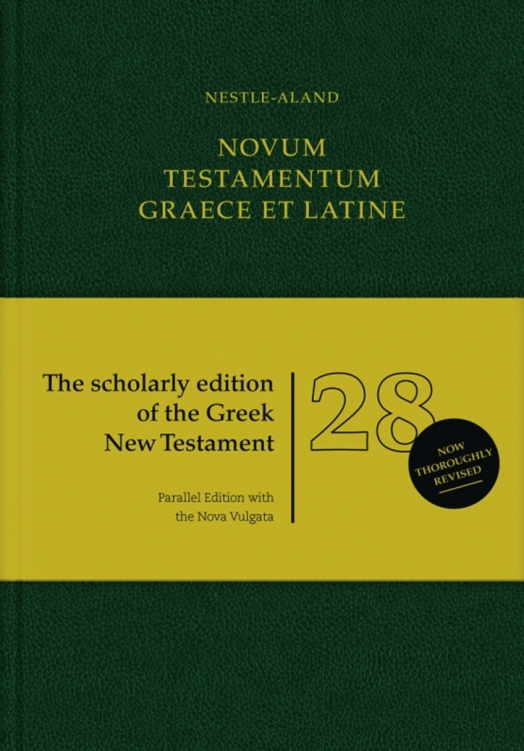 Novum Testamentum Graece et Latine -  - BIBLI O